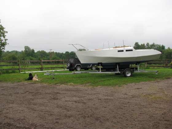 VG23 on the trailer