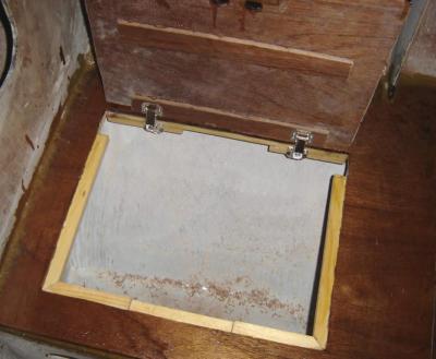 hatch in starboard bench